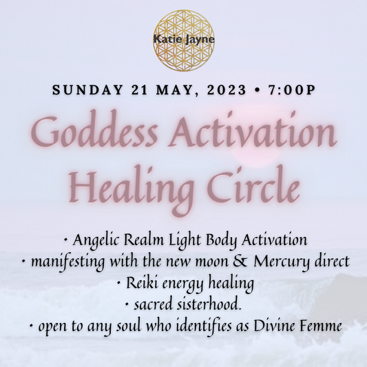 Goddess Activation Circle for Healing & Manifesting