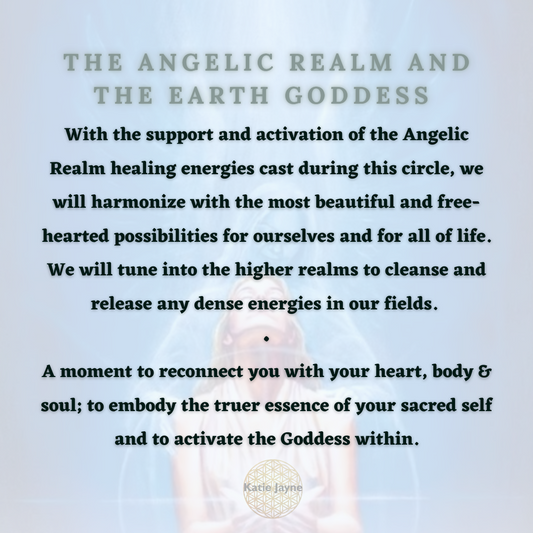 Goddess Activation Circle • Releasing with the Aquarian Full Moon & Angelic Realm Healing
